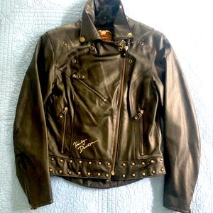 Leather Harley Davidson Jacket